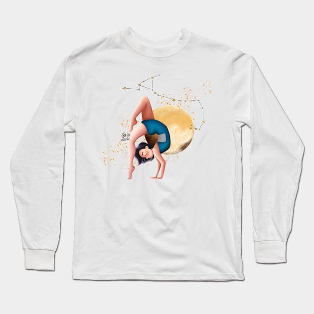 Scorpio Long Sleeve T-Shirt by Lu Lapin